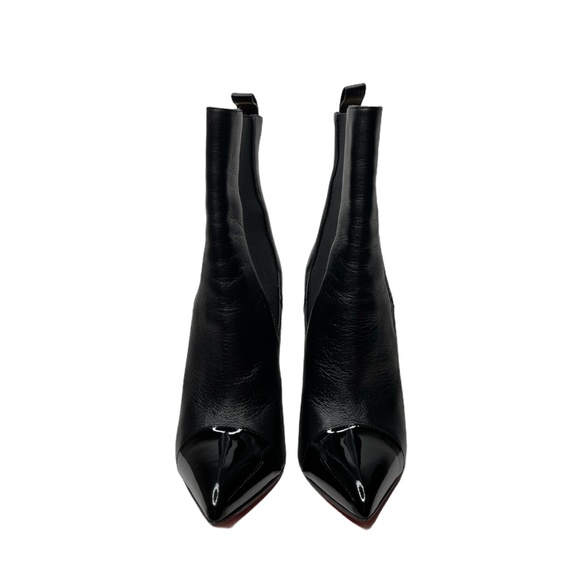 Christian Louboutin Tucson Patent Toe BootieS 120 Mm Size 35.5 - Picture 3 of 8